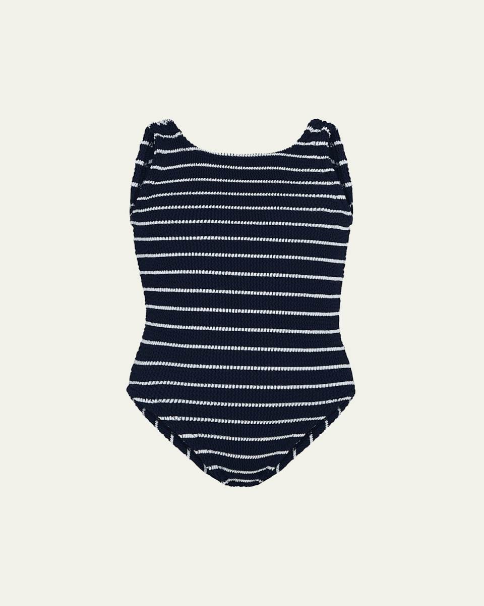 Girl's Alva Striped Swimsuit